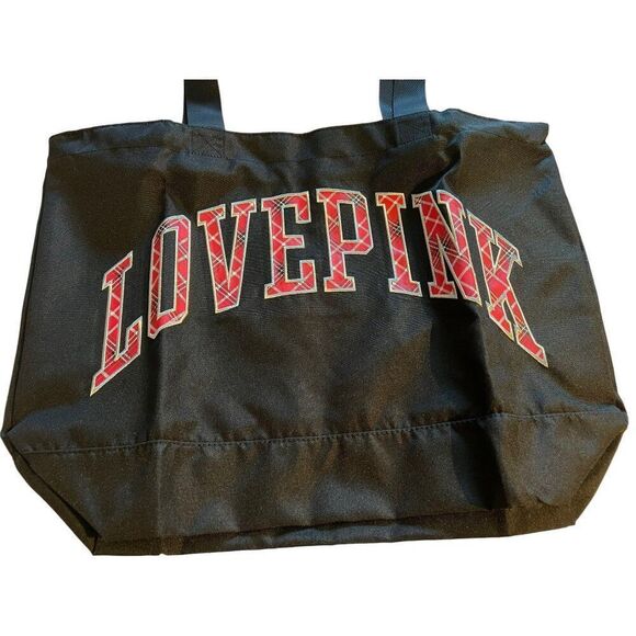 Lovepink‎ New Victoria Secret VS Black Tote Orig. 49.95 - Picture 2 of 9